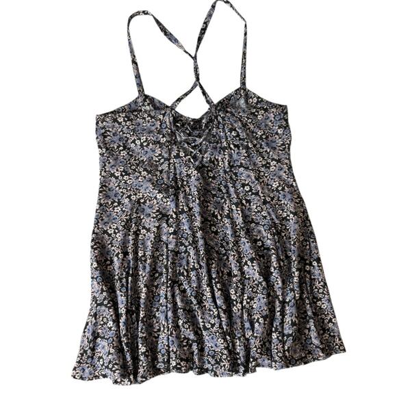 Free People Y2K Jenna Bustier Strappy Floral Tank Top Women’s Size Medium‎ - Picture 4 of 12